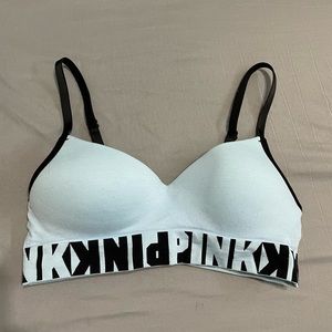 PINK light blue bra